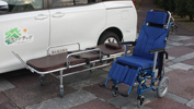リクライニング車椅子・ストレッチャーイメージ